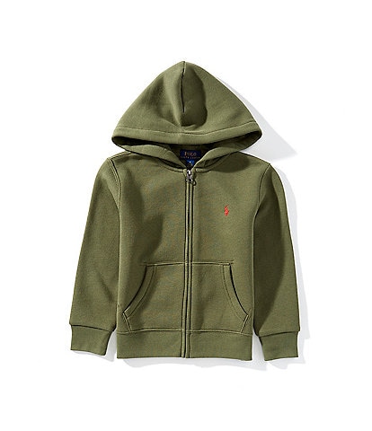 Polo Ralph Lauren Little Boys Long-Sleeve Full-Zip Fleece Hooded Jacket
