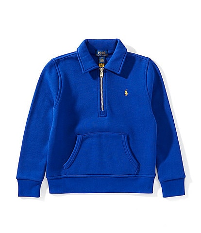 Polo Ralph Lauren Little Boys Long-Sleeve Quarter-Zip Fleece Pullover