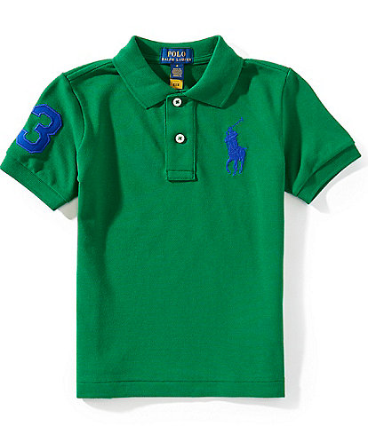 Polo Ralph Lauren Little Boys Short-Sleeve Big Pony Mesh Polo Shirt