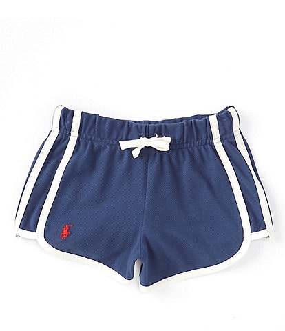 Polo Ralph Lauren Little Girls 2T-6X Athletic Piping Mesh Shorts