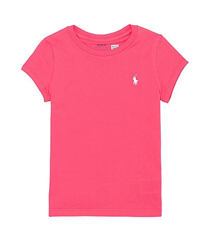 Polo Ralph Lauren Little Girls 2T-6X Cap Sleeve Jersey T-shirt