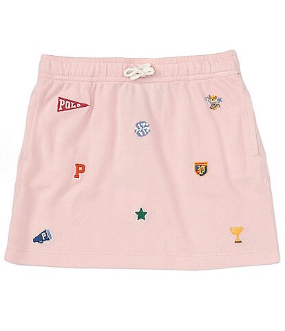 Polo Ralph Lauren Little Girls 2T-6X Collegiate-Icon Mesh Skirt