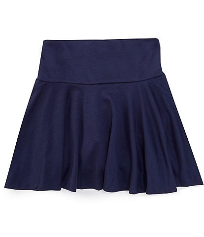 Polo Ralph Lauren Little Girls Flounced Stretch Ponte Skort