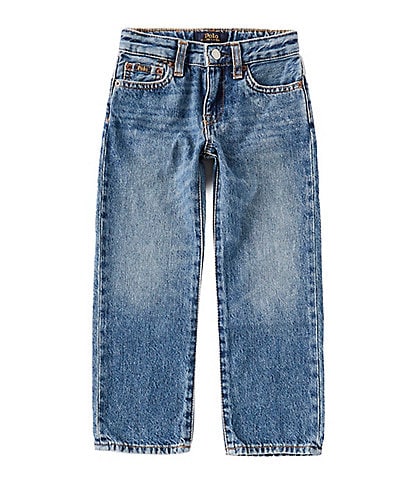 Polo Ralph Lauren Little Girls 2T-6X High-Rise Straight Fit Jeans