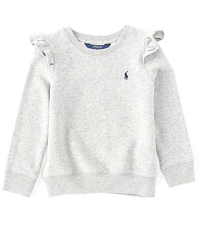 Polo Ralph Lauren Little Girls 2T-6X Long-Sleeve Solid Fleece Sweatshirt