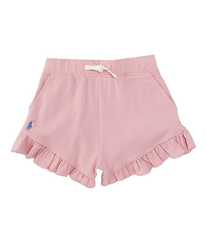 Polo Ralph Lauren Little Girls 2T-6X Ruffled Stretch Mesh Shorts