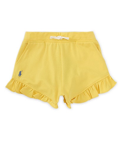 Polo Ralph Lauren Little Girls 2T-6X Ruffled Stretch Mesh Shorts