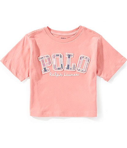 Polo Ralph Lauren Little Girls 2T-6X Short-Sleeve Logo Boxy Jersey T-Shirt