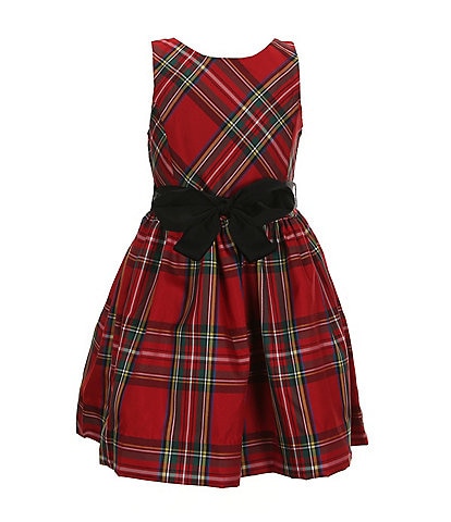 Polo Ralph Lauren Little Girls 2T-6X Sleeveless Yarn-Dyed Plaid Fit-And-Flare Dress