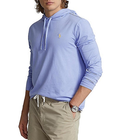 Polo Ralph Lauren Cotton Jersey Long-Sleeve Hoodie Tee | Dillard's