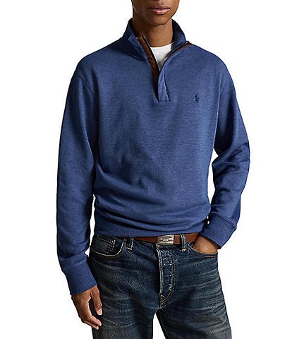 Polo Ralph Lauren Long Sleeve Luxury Jersey Quarter Zip Pullover