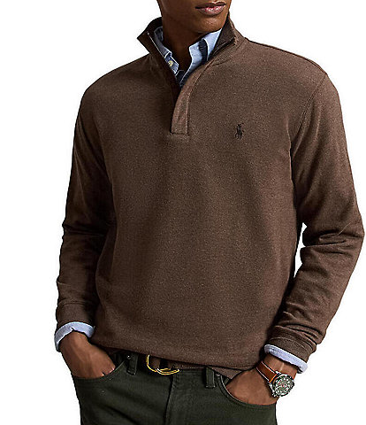 Polo Ralph Lauren Long Sleeve Luxury Jersey Quarter Zip Pullover