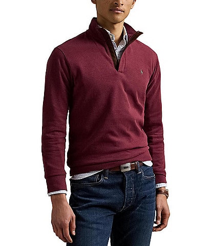 Polo Ralph Lauren Long Sleeve Luxury Jersey Quarter-Zip Pullover