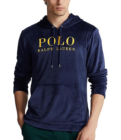 Polo Ralph Lauren Long Sleeve Velour Lounge Hoodie