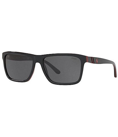 Polo Ralph Lauren Men's Ph4153 58mm Rectangle Sunglasses