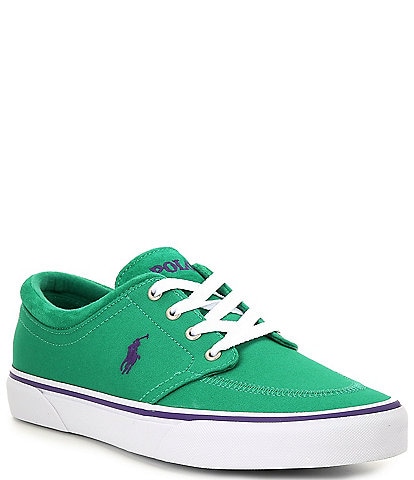 Polo Ralph Lauren Men's Faxon Embroidered Logo Lace-Up Sneakers