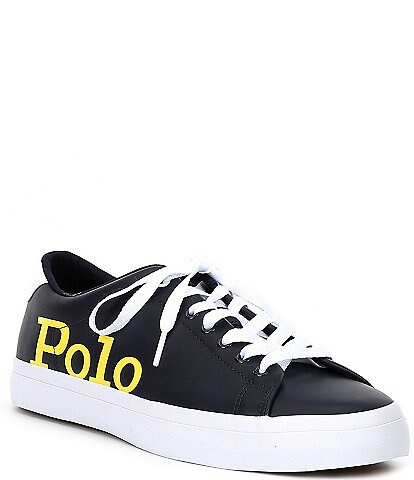 Polo Ralph Lauren Men's Longwood Logo Leather Sneakers