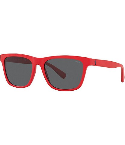Polo Ralph Lauren Men's Ph4167 56mm Square Sunglasses
