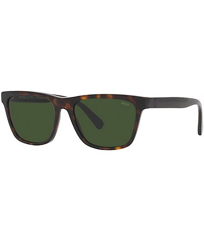 Polo Ralph Lauren Men's Ph4167 56mm Square Sunglasses