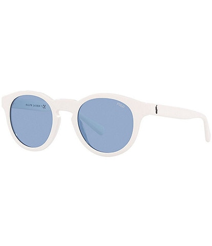 Polo Ralph Lauren Men's Ph4184 49mm Round Sunglasses