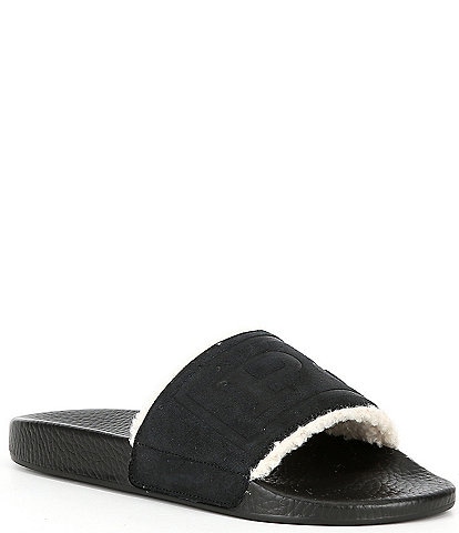 Polo Ralph Lauren Men's Polo Suede and Shearling Slides