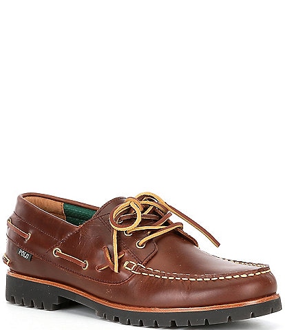 Tan Leather Boat Shoes with Dark Green Pants Outfits (3 ideas & outfits)
