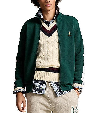 Polo Ralph Lauren Mesh Double-Knit Track Jacket