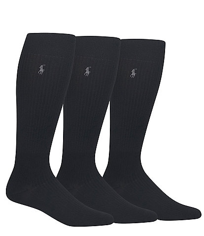 Polo Ralph Lauren Microfiber Dress Socks 3-Pack