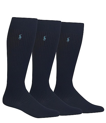 Polo Ralph Lauren Microfiber Dress Socks 3-Pack