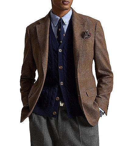 Polo Ralph Lauren Modern Fit Glen Plaid Wool-Blend Blazer