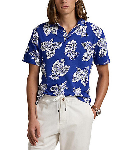Polo Ralph Lauren Monstera Spa Terry Short Sleeve Polo Shirt