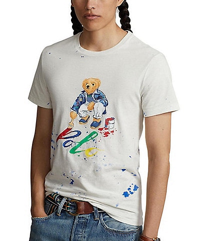 Polo Ralph Lauren Paint Bear Short Sleeve T-Shirt