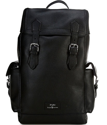 Polo Ralph Lauren Pebbled Leather Backpack