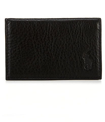 Polo Ralph Lauren Pebbled Leather Card Wallet