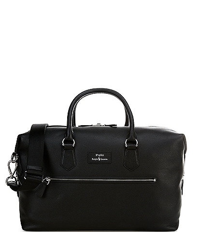 Polo Ralph Lauren Pebbled Leather Duffle Bag