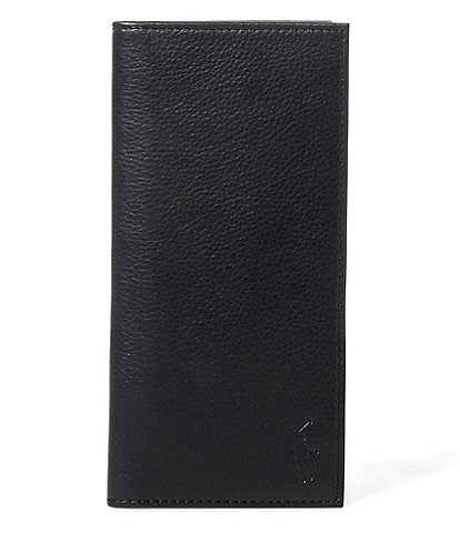 Polo Ralph Lauren Pebbled Leather Narrow Wallet