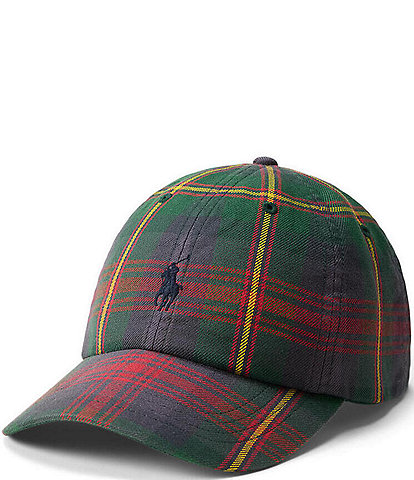Polo Ralph Lauren Plaid Flannel Ball Cap