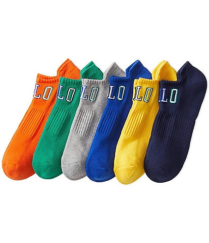 Polo Ralph Lauren Polo Outlined Low-Cut Socks 6-Pack