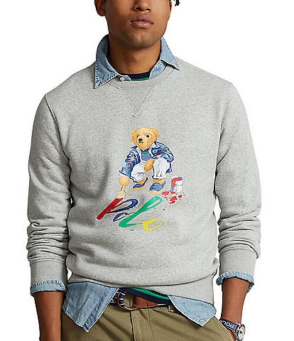 Polo Ralph Lauren Polo Paint Bear Fleece Sweatshirt