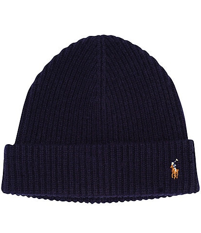 Polo Ralph Lauren Polo Player Cuffed Wool-Blend Hat