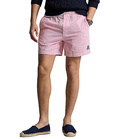 Polo Ralph Lauren Polo Prepster 6#double; Inseam Seersucker Shorts
