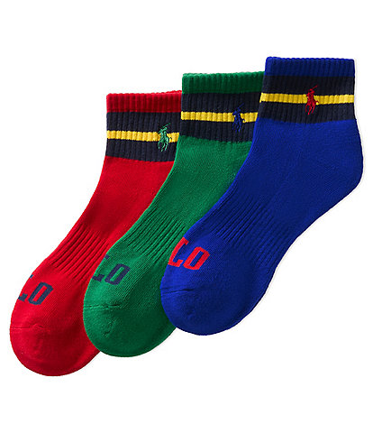 Polo Ralph Lauren Polo Ralph Lauren Quarter Socks 3-Pack