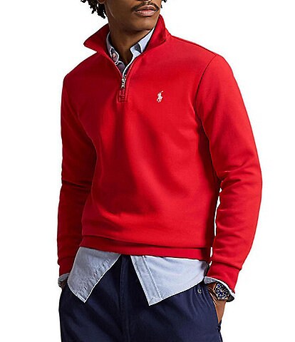 Polo Ralph Lauren Quarter Zip Double Knit Pullover