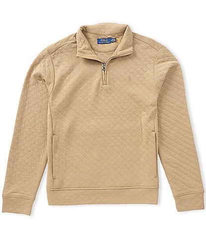 Polo Ralph Lauren Quilted Double-Knit Jersey Pullover