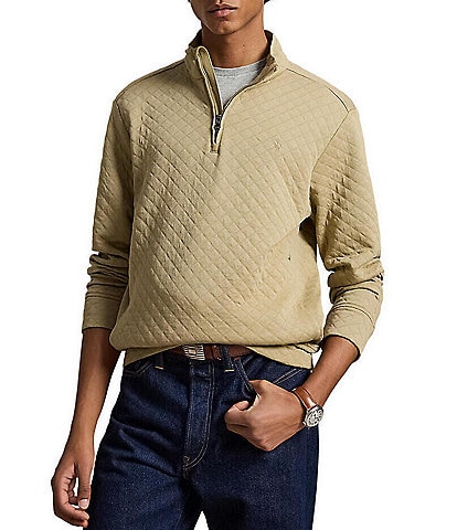 Polo Ralph Lauren Quilted Double-Knit Jersey Pullover