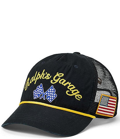 Polo Ralph Lauren Ralph's Garage Canvas Trucker Cap