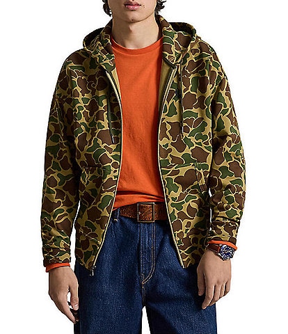 Polo Ralph Lauren Relaxed Fit Camo Double-Knit Hoodie