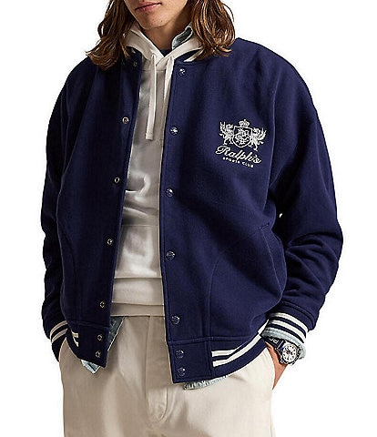 Polo Ralph Lauren Relaxed Fit Fleece Baseball Jacket
