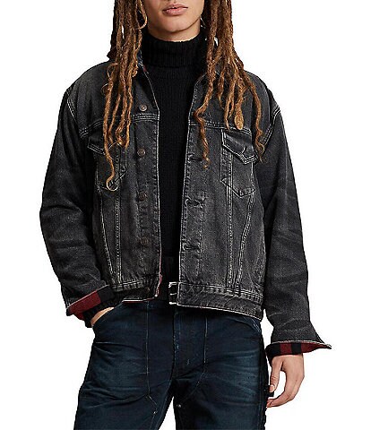 Polo Ralph Lauren Reversible Denim-Flannel Trucker Jacket