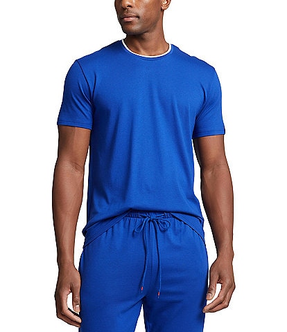 Polo Ralph Lauren Ribbed Crew Neck Short Sleeve Jersey Sleep Shirt